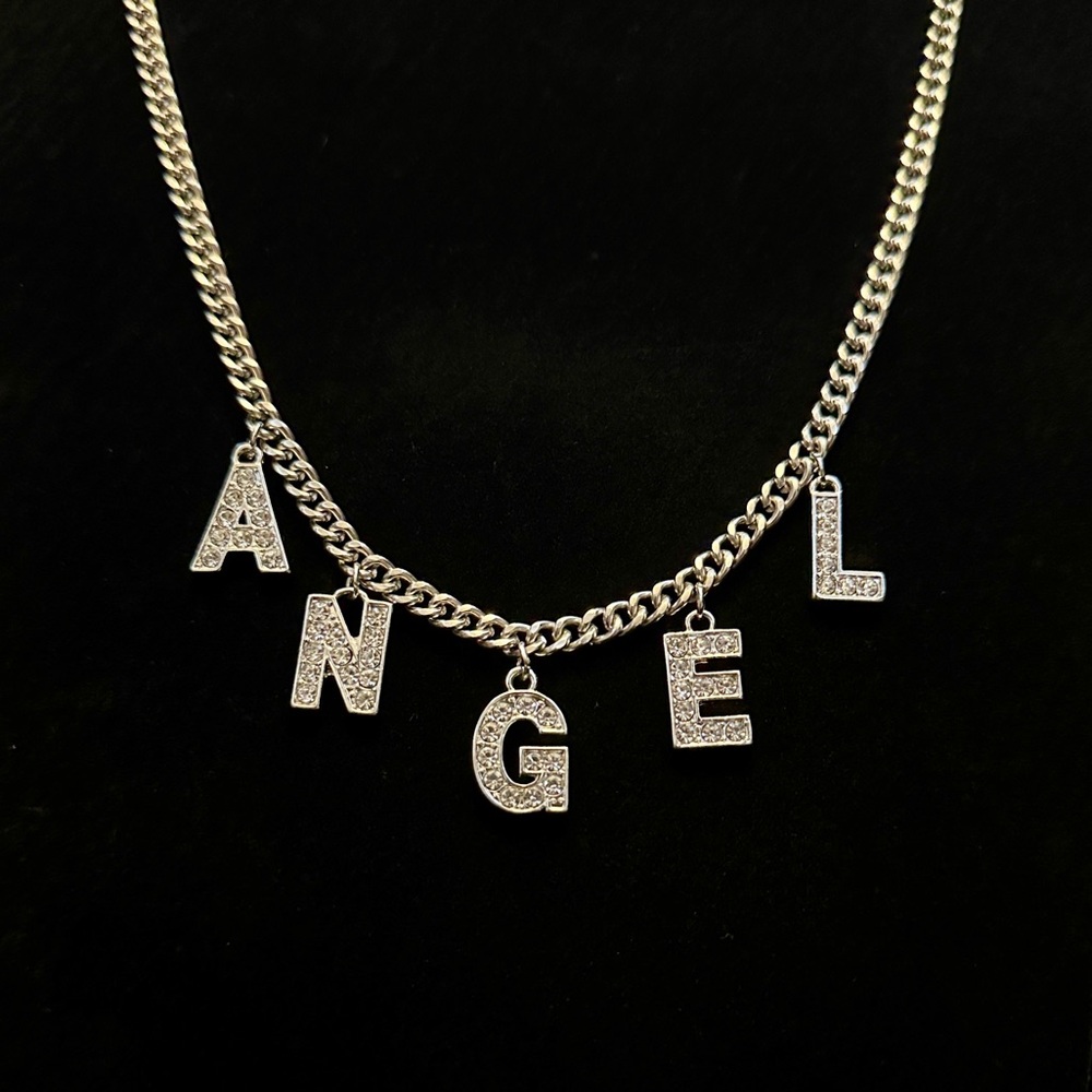 ‼️New Year’s Clearance‼️ Silver 'Angel' Letter Necklace